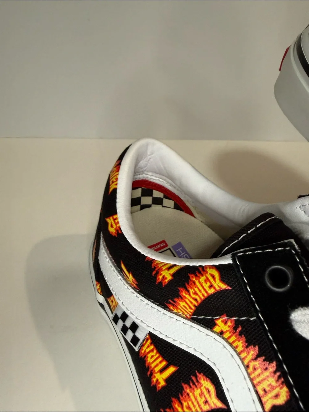 Vans Black & Orange Thrasher Flame Old Skool Sneakers - Men